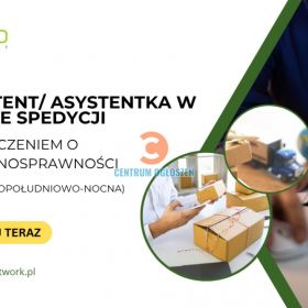 Asystent/ Asystentka w dziale spedycji z orzeczeniem o niepełnosprawności (zmiana popołudniowo-nocna) - zdalnie cała Polska