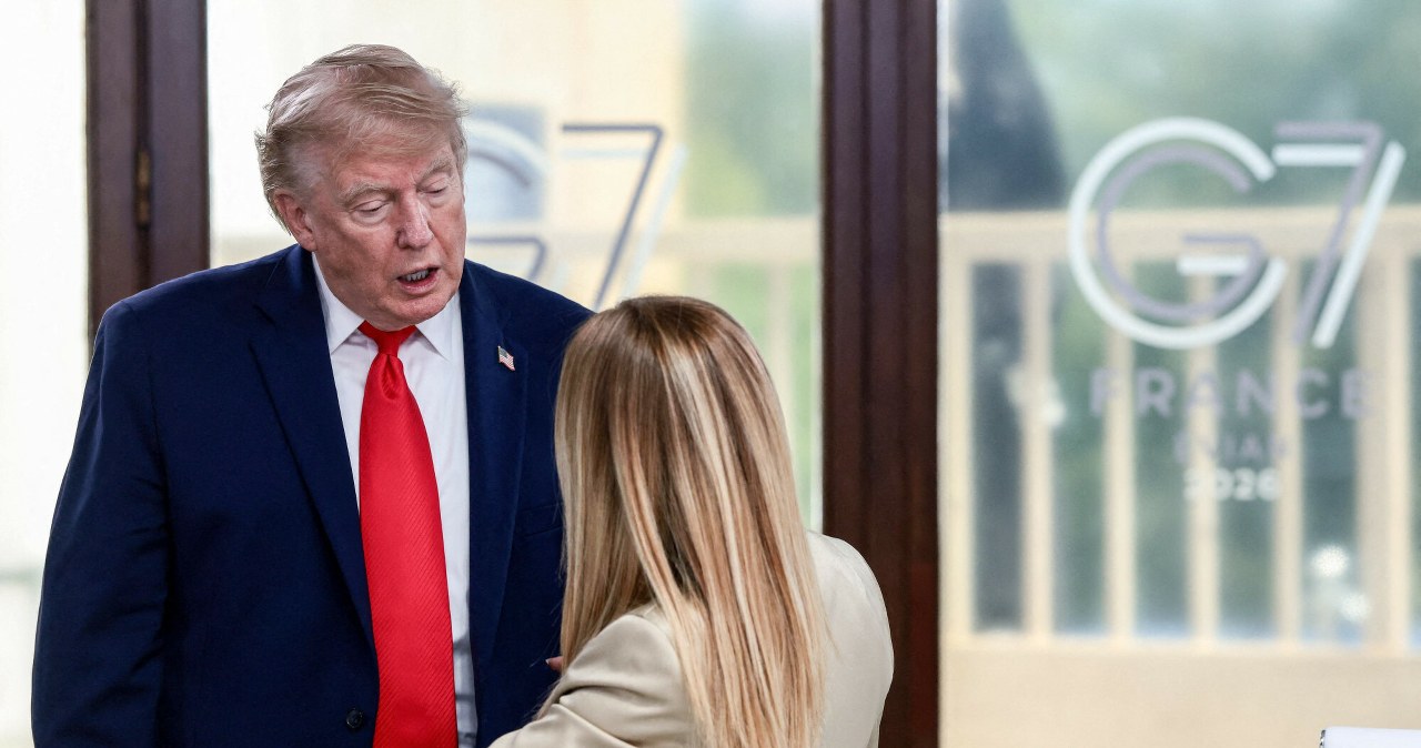 "Chuligan z Piątej Alei". Burza we Włoszech po słowach Trumpa o Meloni