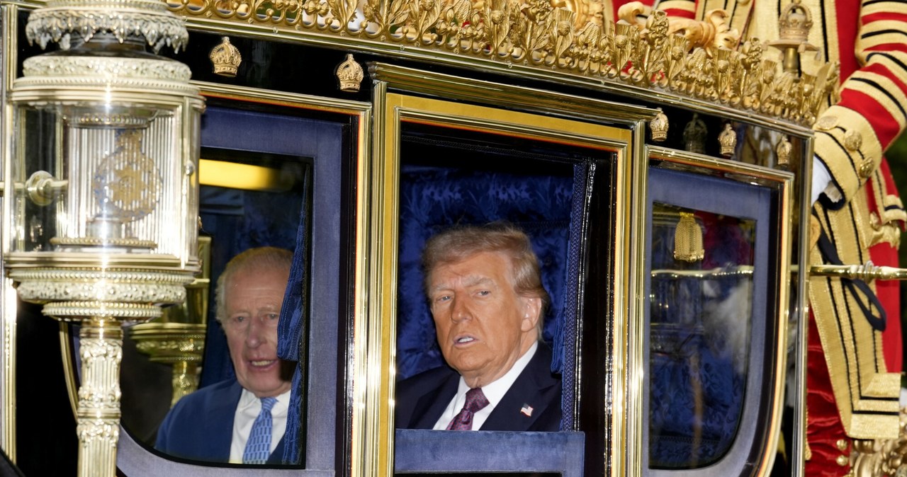 Trump powitany jak król. Wielka polityka i spektakularny protest w Windsorze
