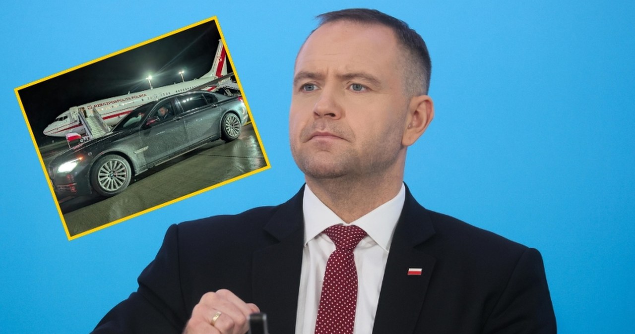 Brudna limuzyna Karola Nawrockiego w Rydze. MSZ komentuje