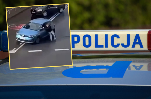 Pijany kierowca ciągnął za autem mężczyznę. O krok od tragedii w Piekarach Śląskich