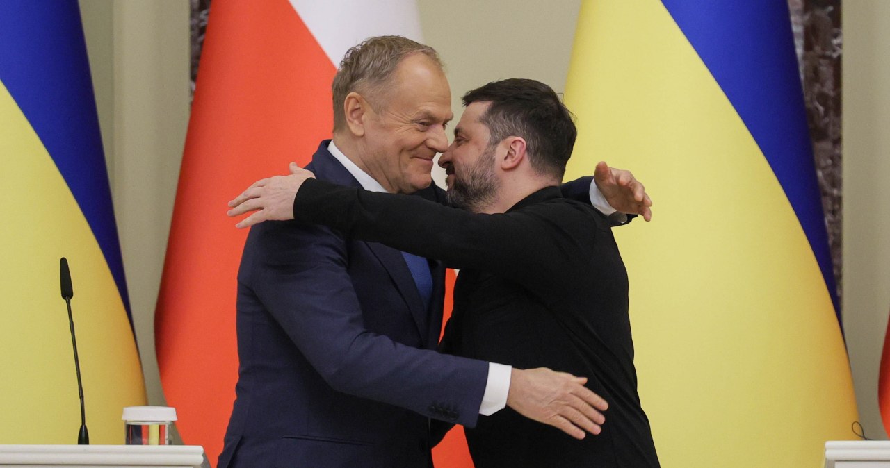 Tusk spotkał się z Zełenskim w Kijowie. "Nie ma bezpiecznej Polski i Europy bez..."