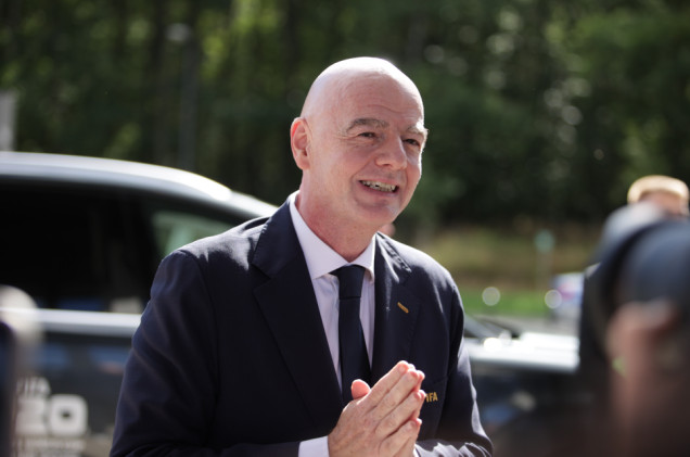 Kontrowersyjny gość w Polsce. Gianni Infantino przyjechał do Katowic