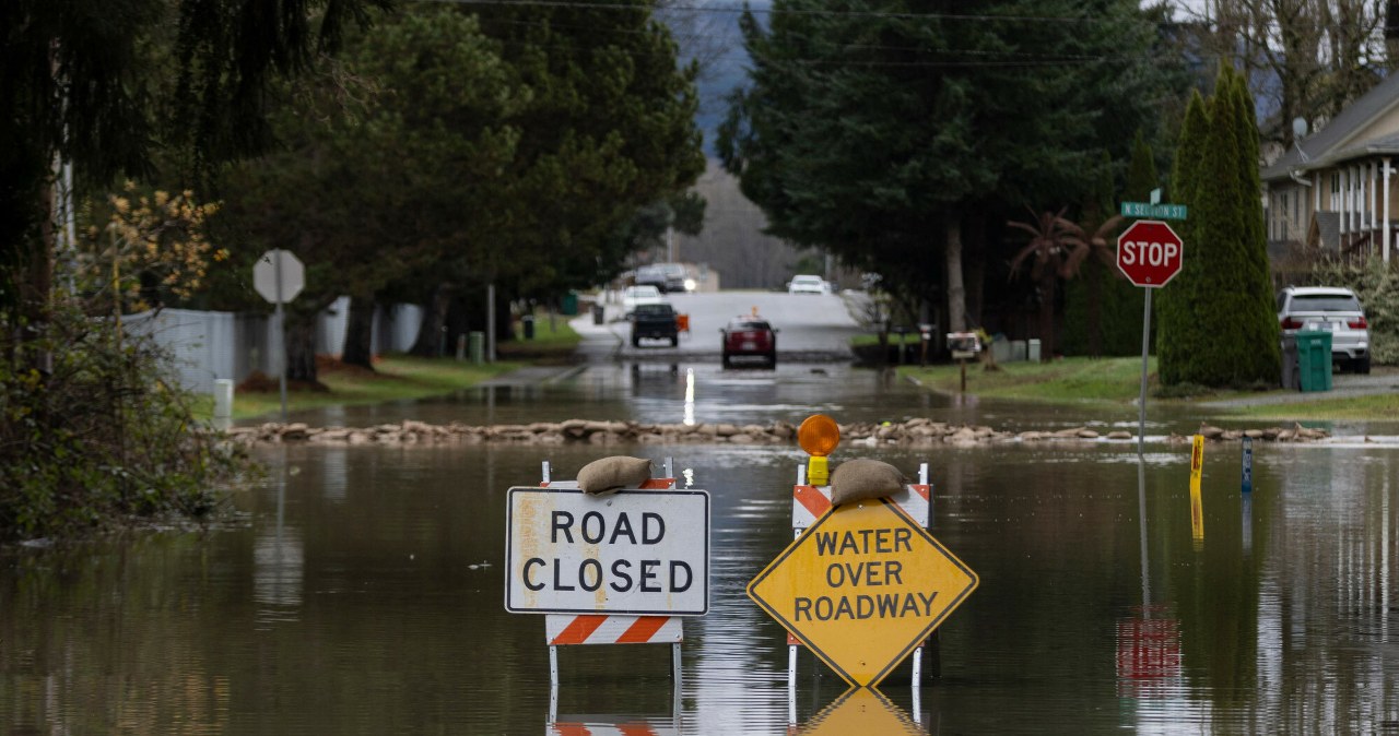 Całe miasto zmuszone do ewakuacji z powodu powodzi w stanie Waszyngton
