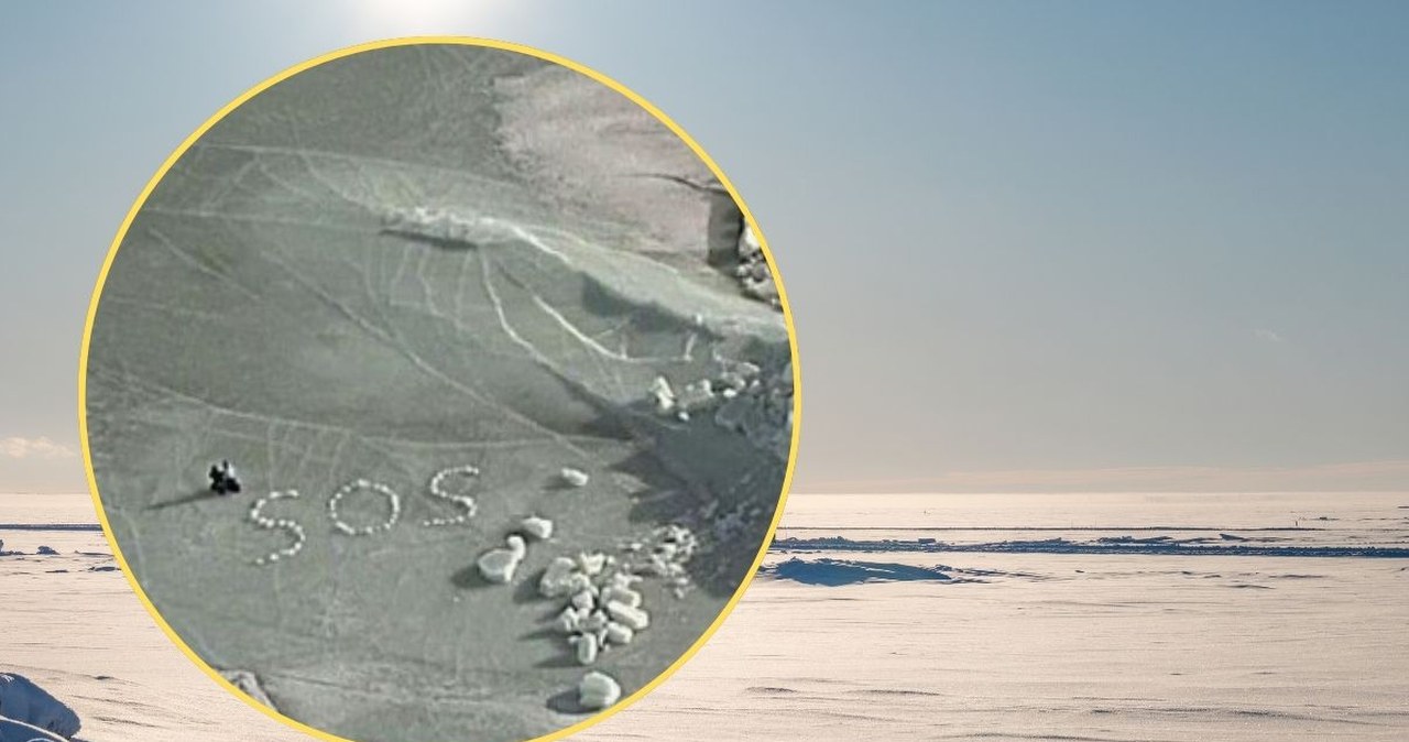 Przez kilka godzin dryfowali na krze. Z lodu ułożyli sygnał SOS