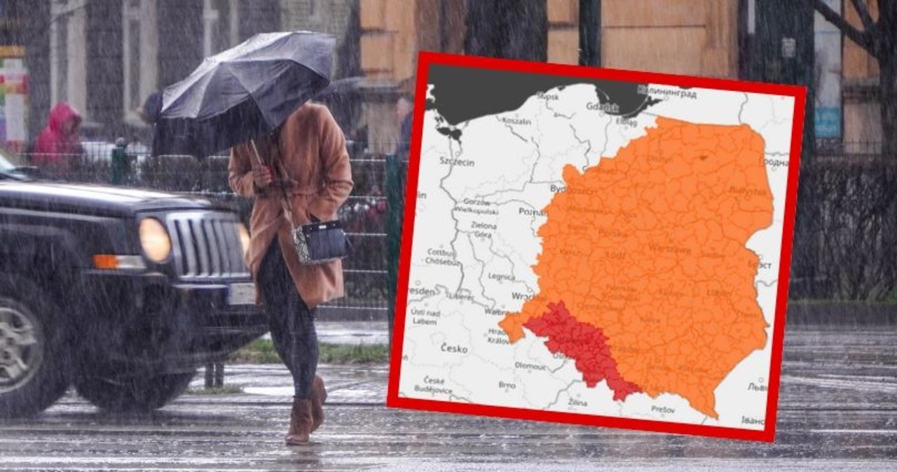 Silny deszcz i burze. IMGW podwyższa stopień alertów