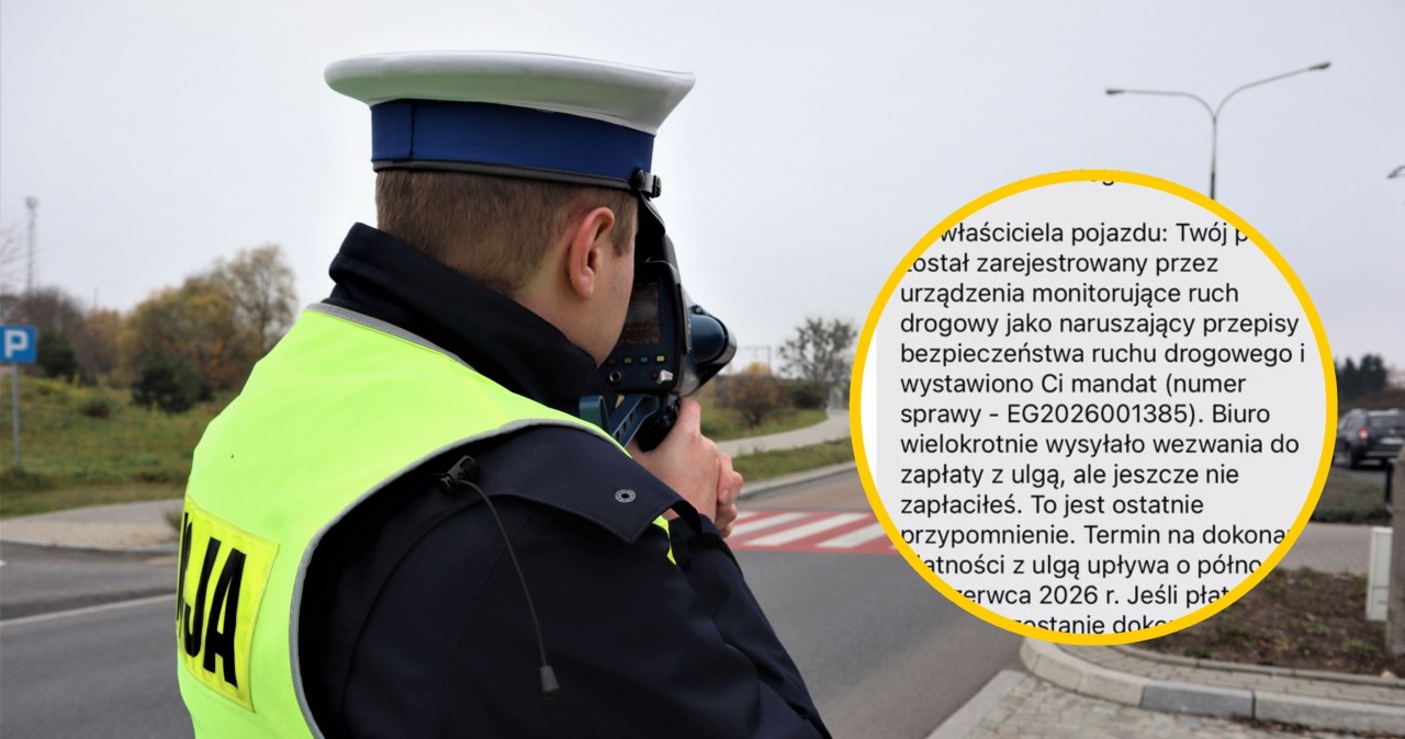 SMS z informacją o mandacie? Bezczelność oszustów nie zna granic