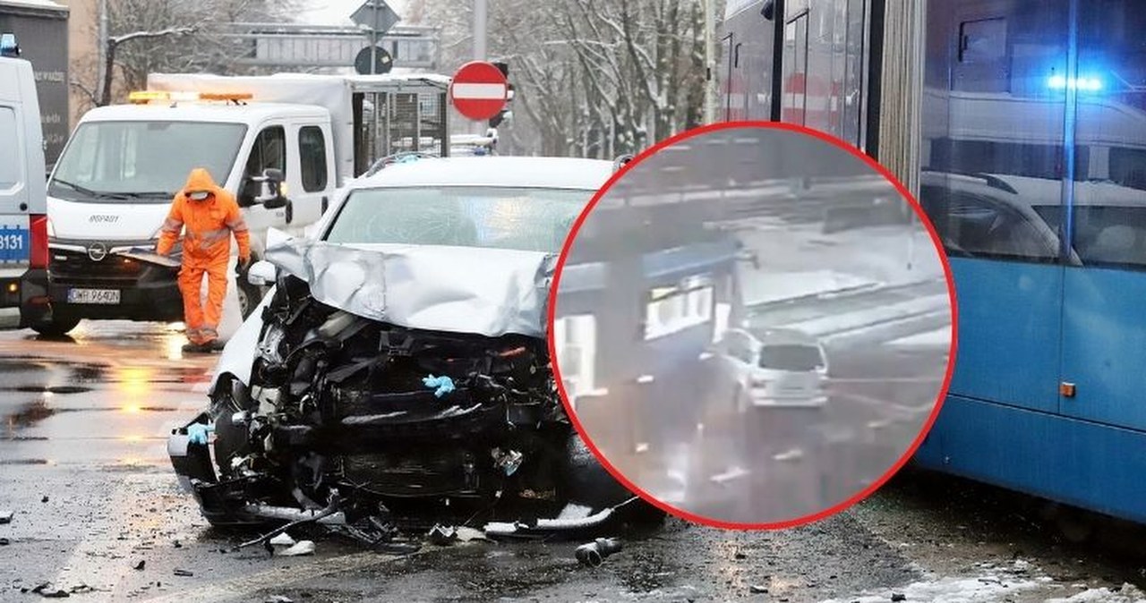 Dramatyczne nagranie. Tak doszło do wypadku, w którym zginął porwany mężczyzna we Wrocławiu