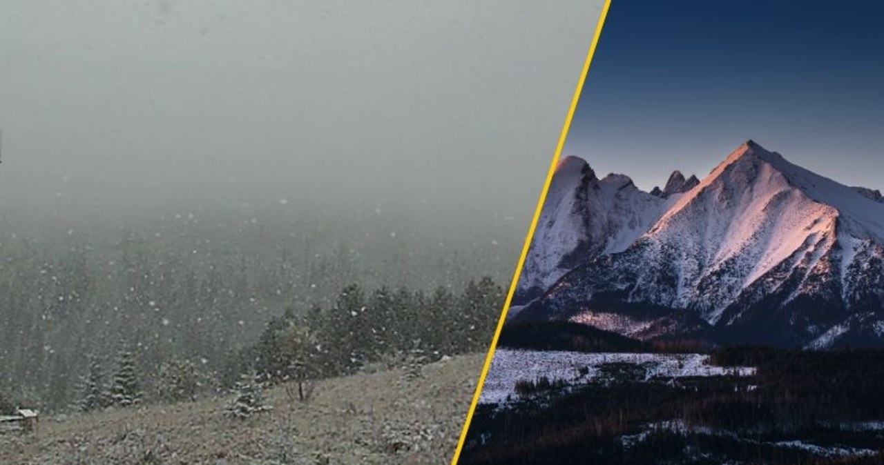 Załamanie pogody w Tatrach. Spadł pierwszy tej jesieni śnieg