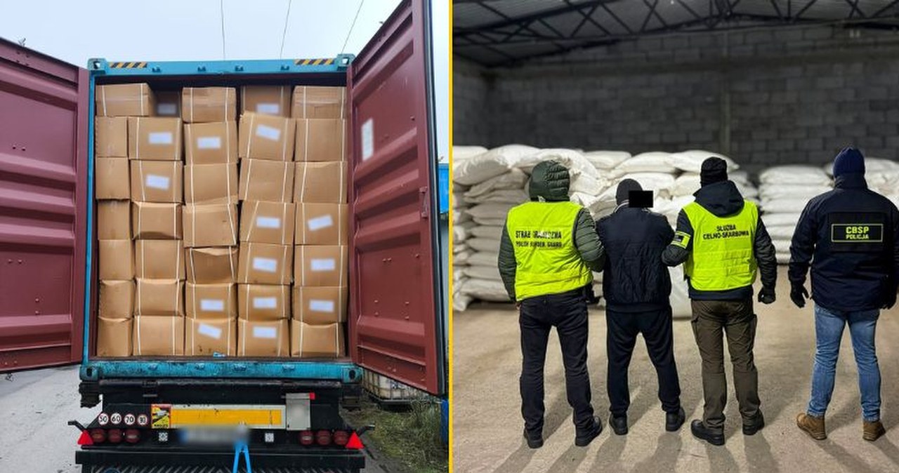 Wielka akcja służb na Mazowszu. 63 tony tytoniu - straty mogły sięgnąć 88 mln zł