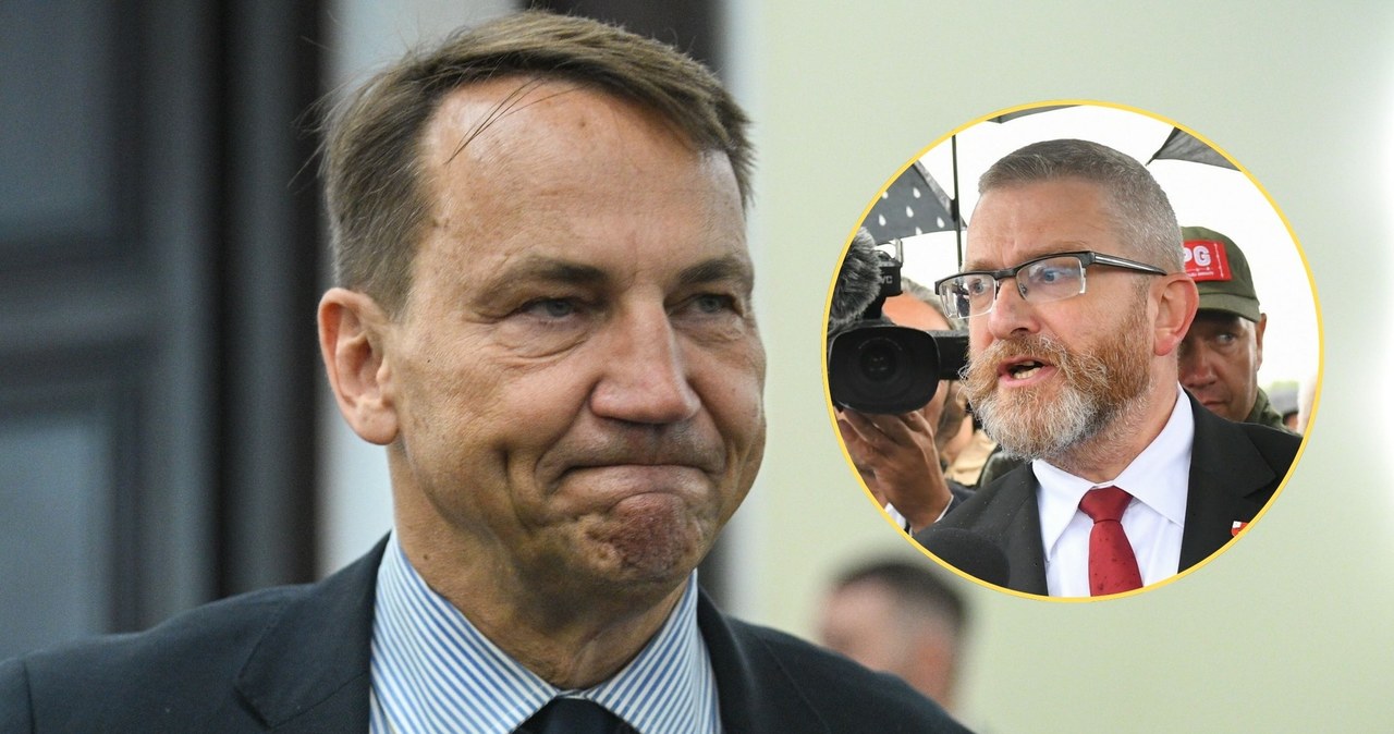 "Łachudra". Emocjonalny apel Sikorskiego po słowach Brauna