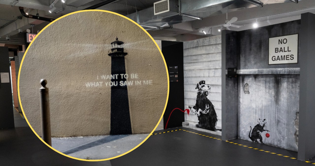 Banksy znów prowokuje. Nowe graffiti artysty zagadką dla fanów