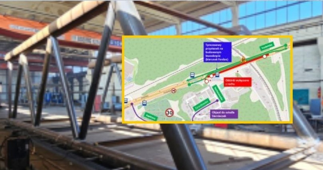 Wielka operacja w Bydgoszczy! 56-metrowy kolos wyrusza w drogę