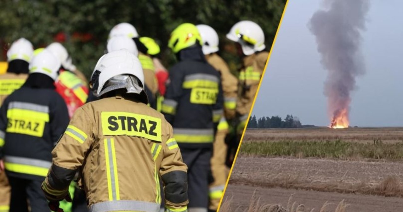 Wielki pożar odpadów pod Lublinem. Ponad 100 strażaków walczy z ogniem