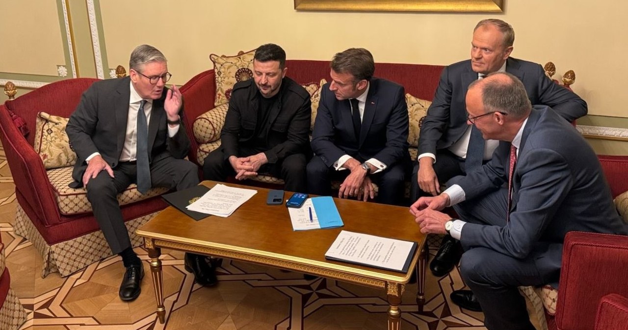 Pilny telefon do Trumpa z Kijowa. Na linii Zełenski, Tusk, Merz, Macron i Starmer