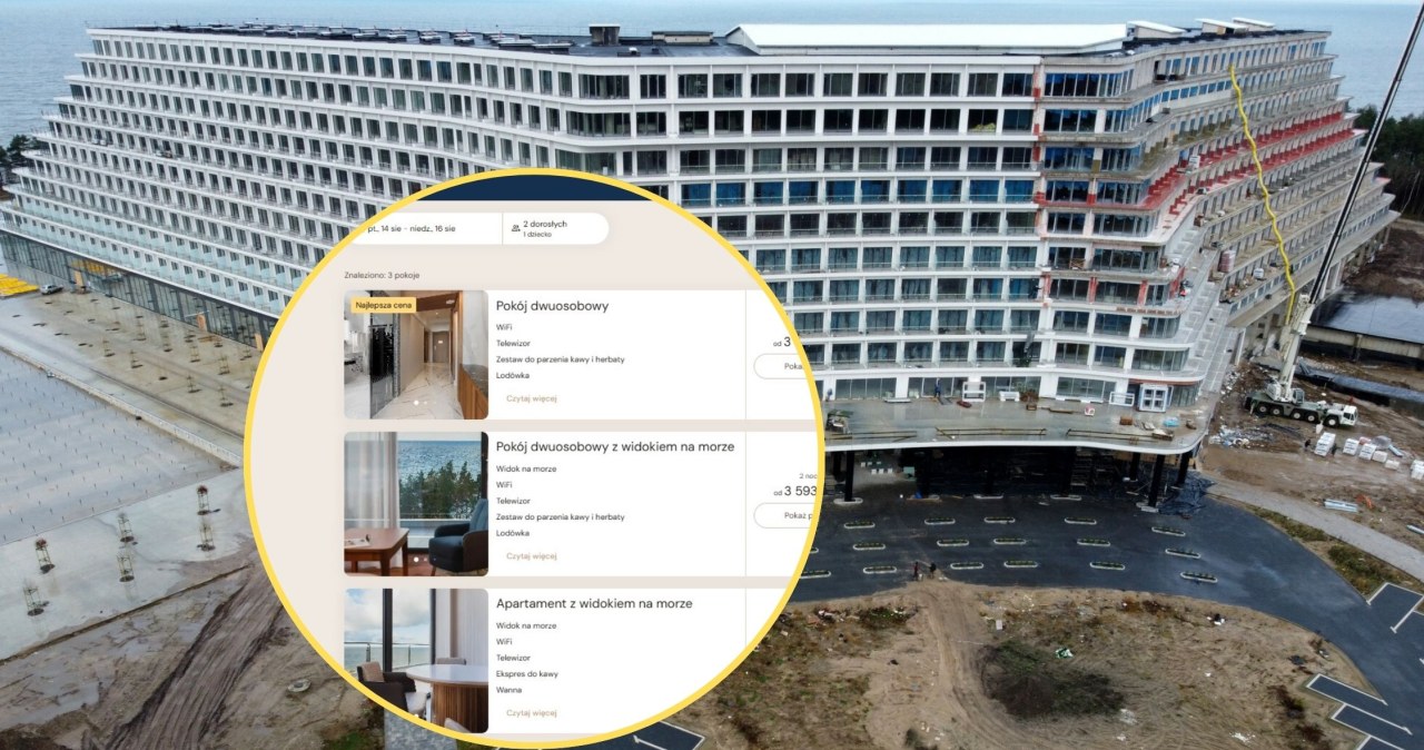 Hotel Gołębiewski w Pobierowie ruszył z rezerwacjami. "Ceny kosmos"