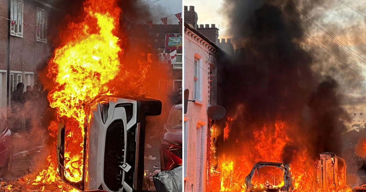 Protesty w Belfaście po ataku migranta przerodziły się w zamieszki. Miasto w ogniu