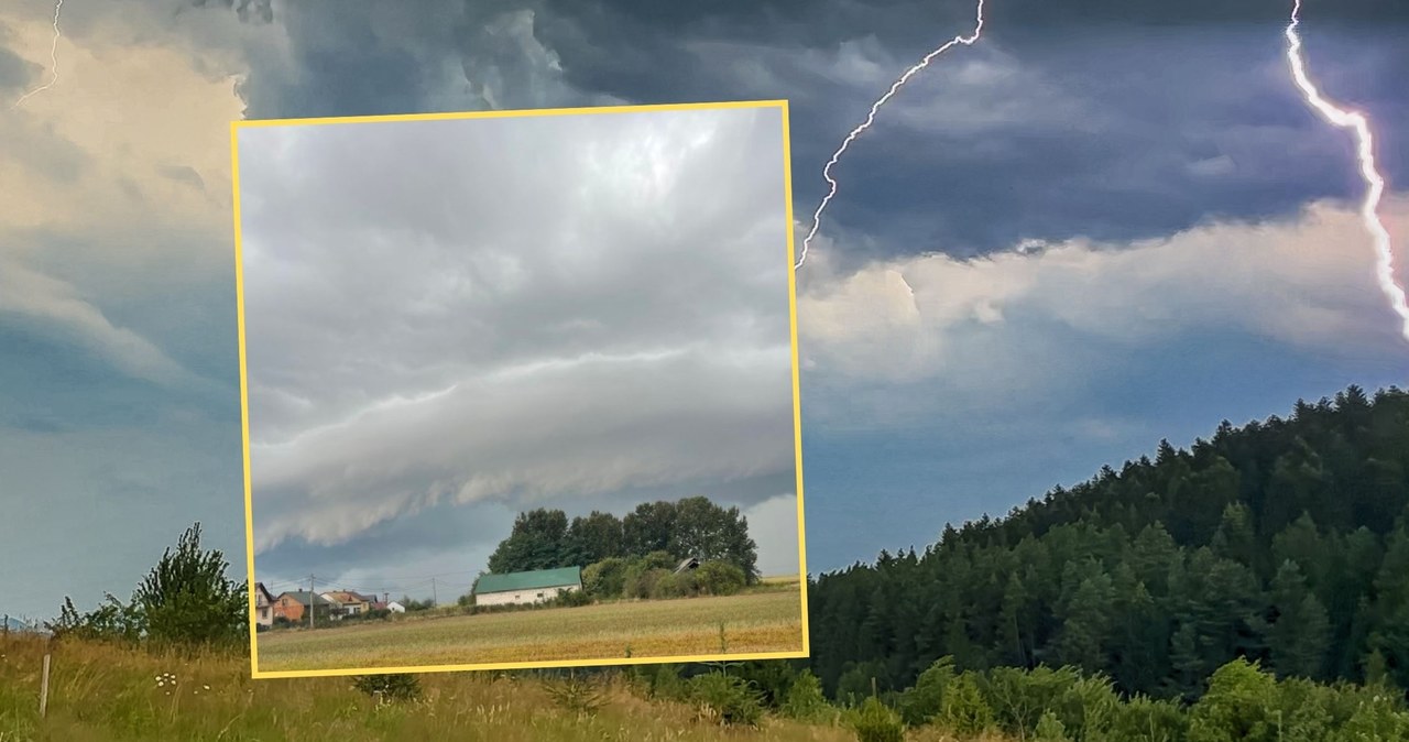 Chmura szelfowa na Lubelszczyźnie. Zwiastuje niebezpieczeństwo