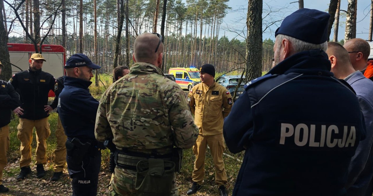 Dron znaleziony w lesie na Opolszczyźnie. Teren zabezpieczony, obowiązuje zakaz wstępu