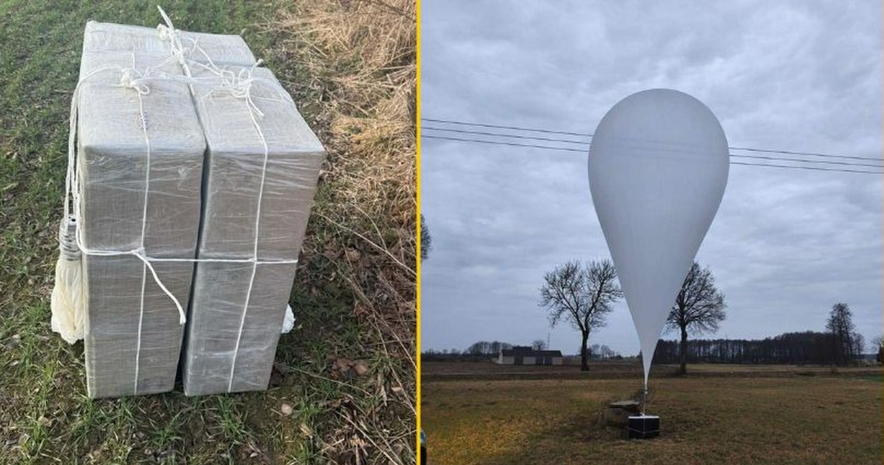 Kolejne balony i paczki znalezione na Podlasiu. Policja ostrzega