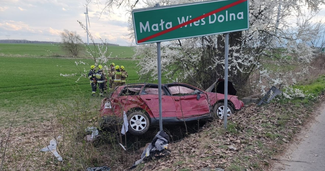 Audi wypadło z drogi, 17-latka nie żyje. 20-latek z zarzutami za wielkanocną tragedię
