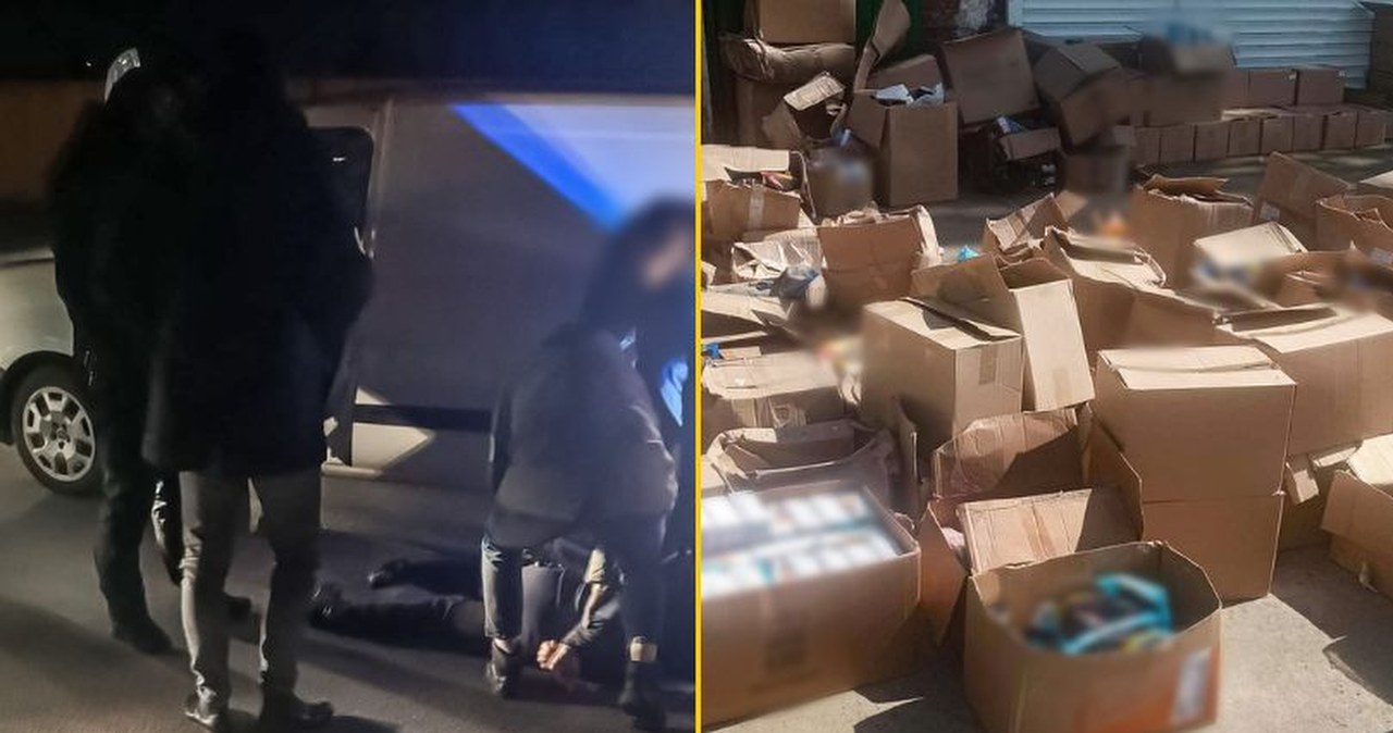 Rozbity gang tytoniowy. 9 milionów papierosów i 17 ton krajanki