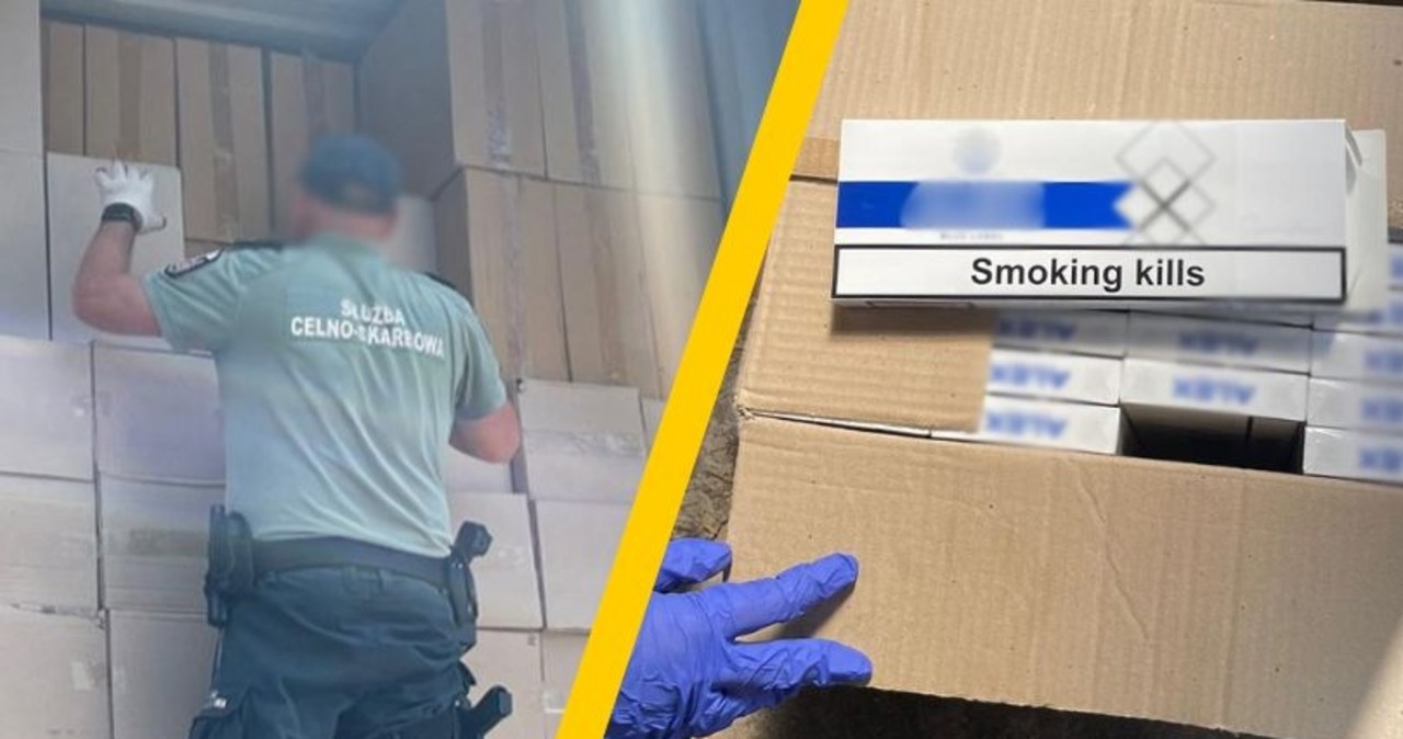 Służby udaremniły przemyt papierosów. Ich wartość to ponad 14 milionów złotych