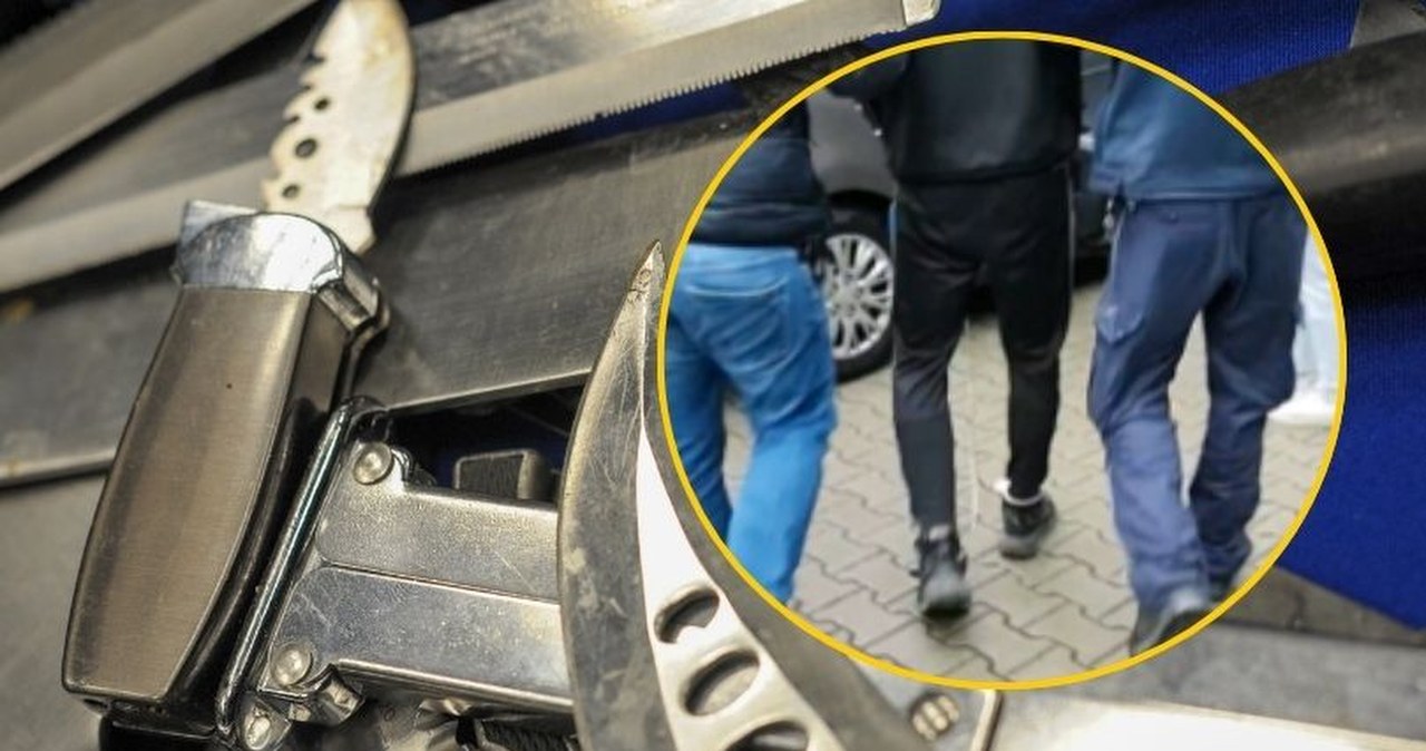 Chodził z nożem, chciał zaatakować psa. 37-latek aresztowany