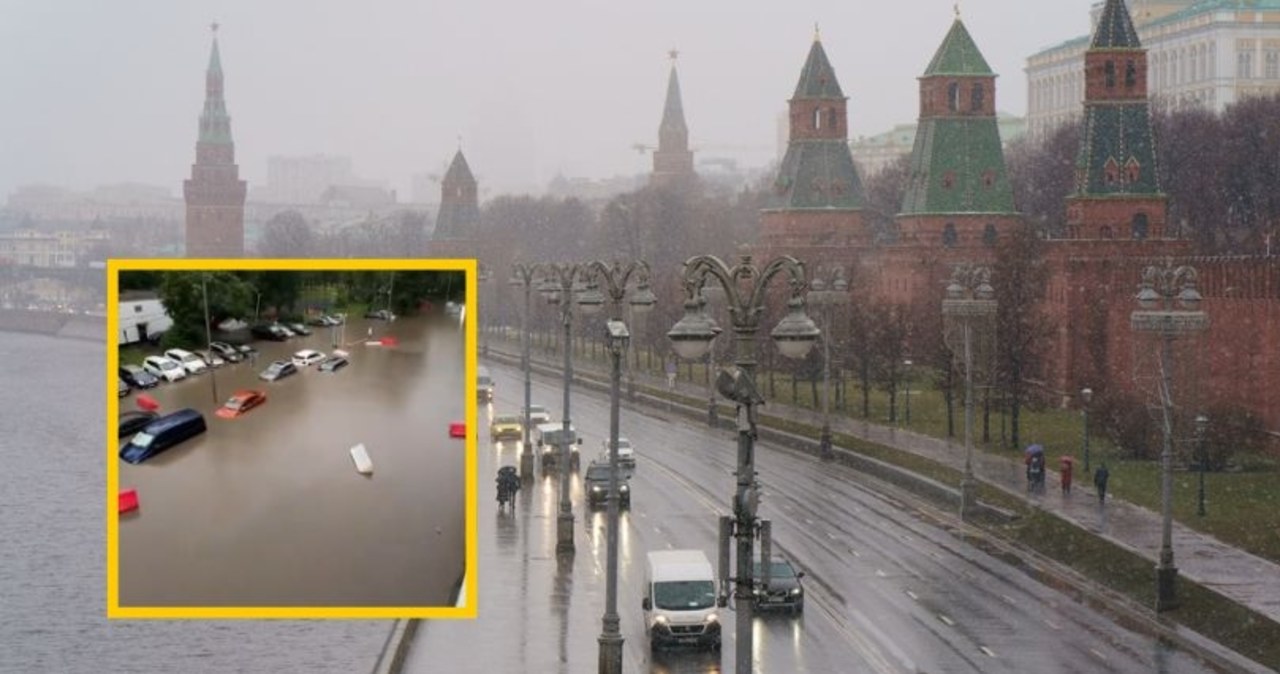 Moskwa pod wodą, pioruny zabijają ludzi. Pogodowa apokalipsa w Rosji