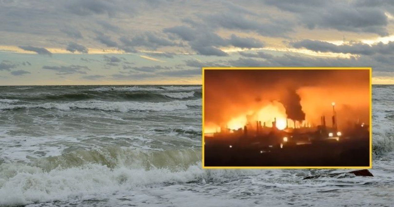 Potężny wyciek ropy na Morzu Czarnym. Plama na kilka kilometrów