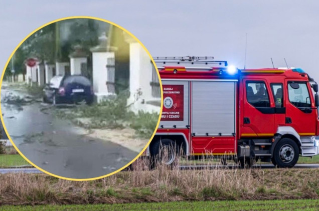 Potężna burza przeszła nad Małopolską. Jedna osoba ranna
