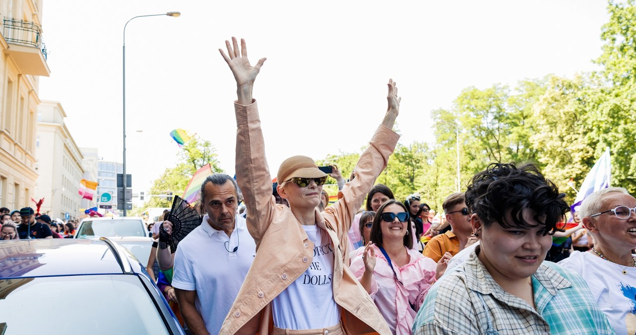 Marsz Równości w Poznaniu, Tilda Swinton wśród uczestników. ZDJĘCIA