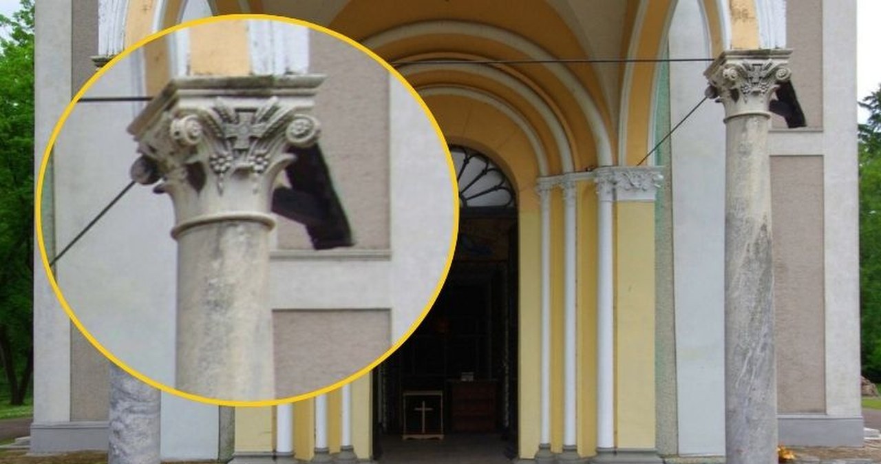 Jedna z najpiękniejszych wsi na Dolnym Śląsku skrywa skarb: kolumny z Pompejów