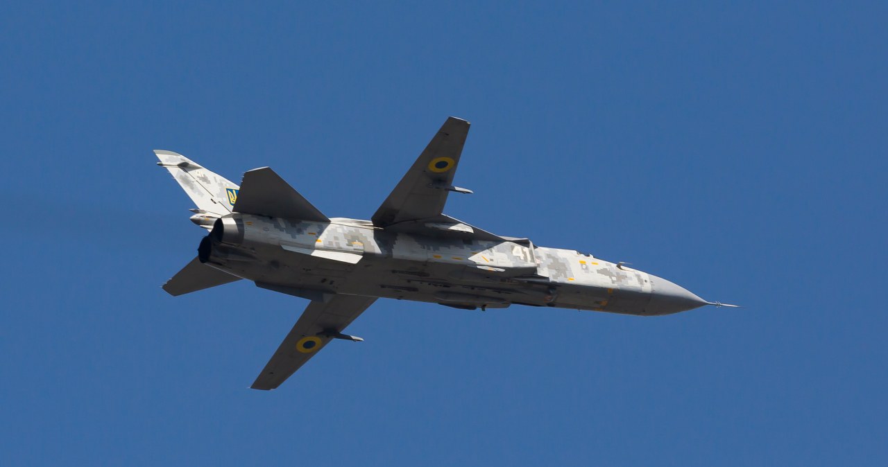 Runął Su-24 Sił Powietrznych Ukrainy. "Obaj lotnicy zginęli"