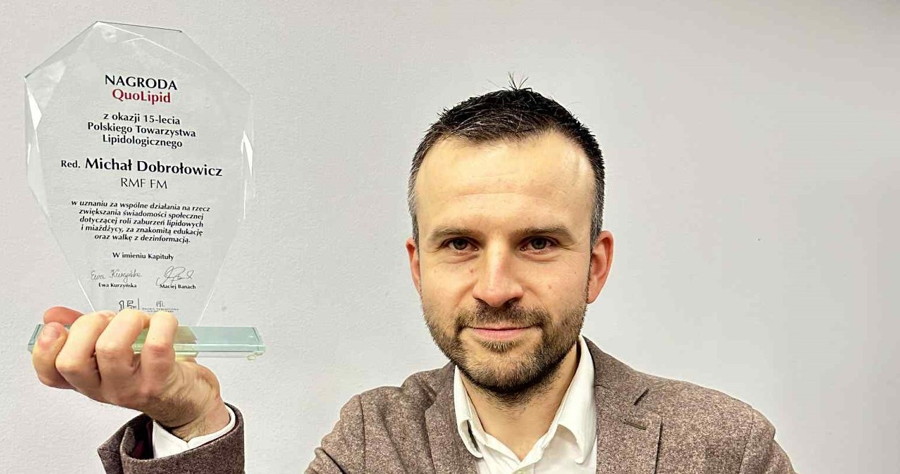 ​Nagroda QuoLipid dla dziennikarza RMF FM