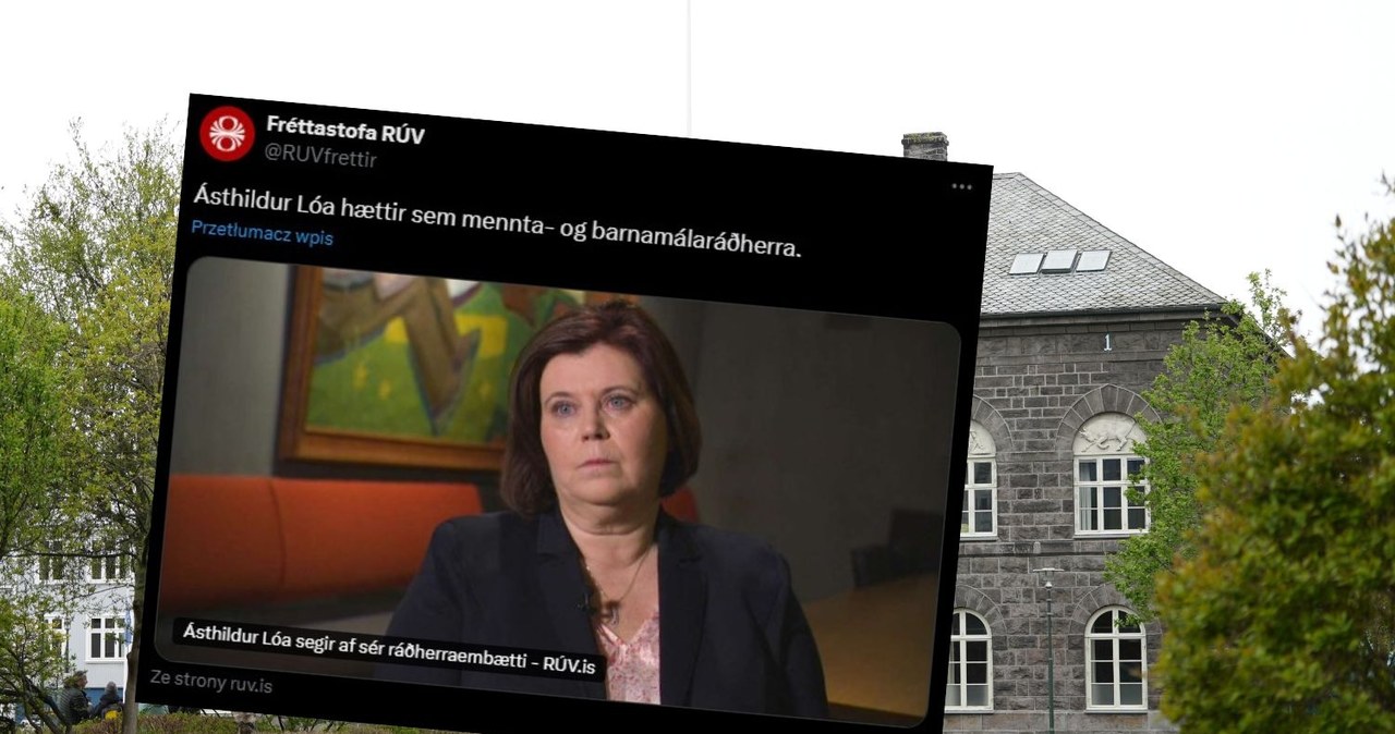 Skandal w Islandii. Minister edukacji podała się do dymisji