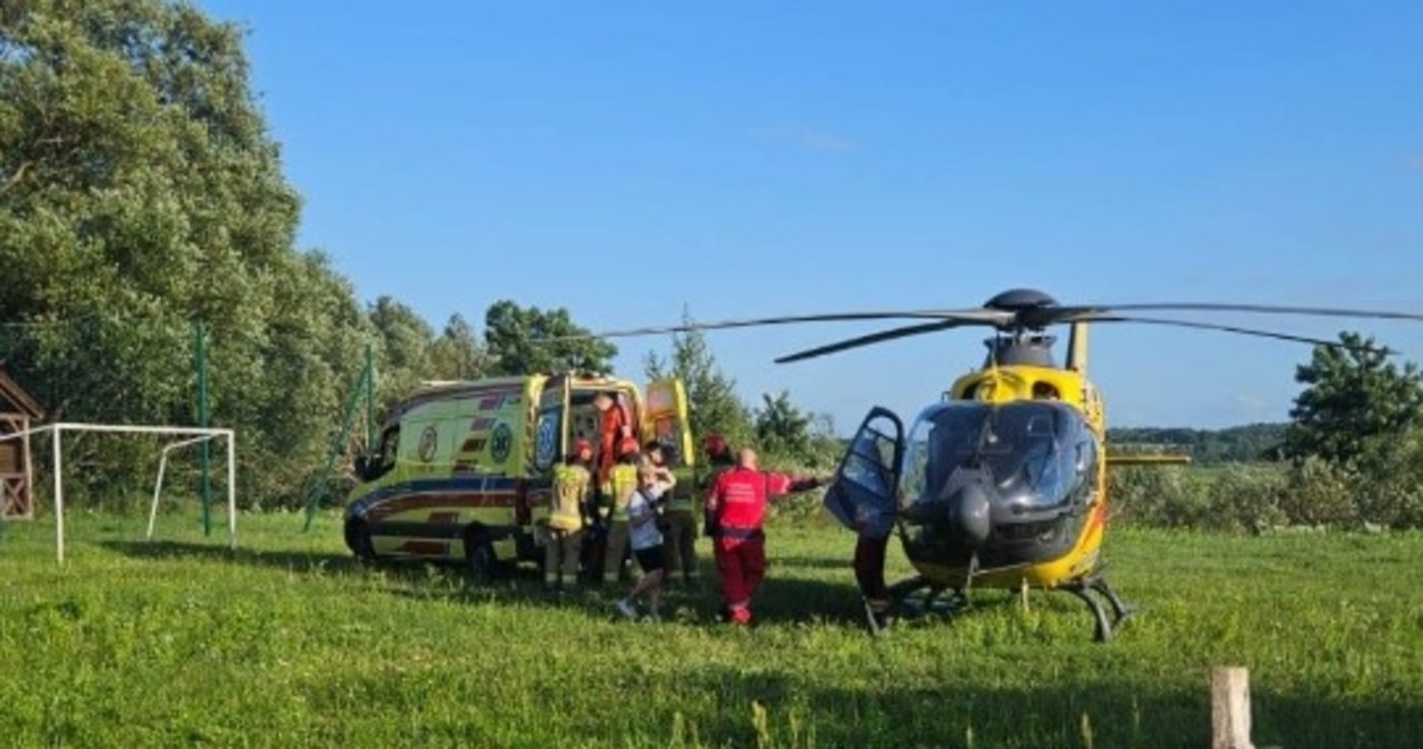 Dramat na drodze: Motocyklista potrącił dwie 6-letnie dziewczynki