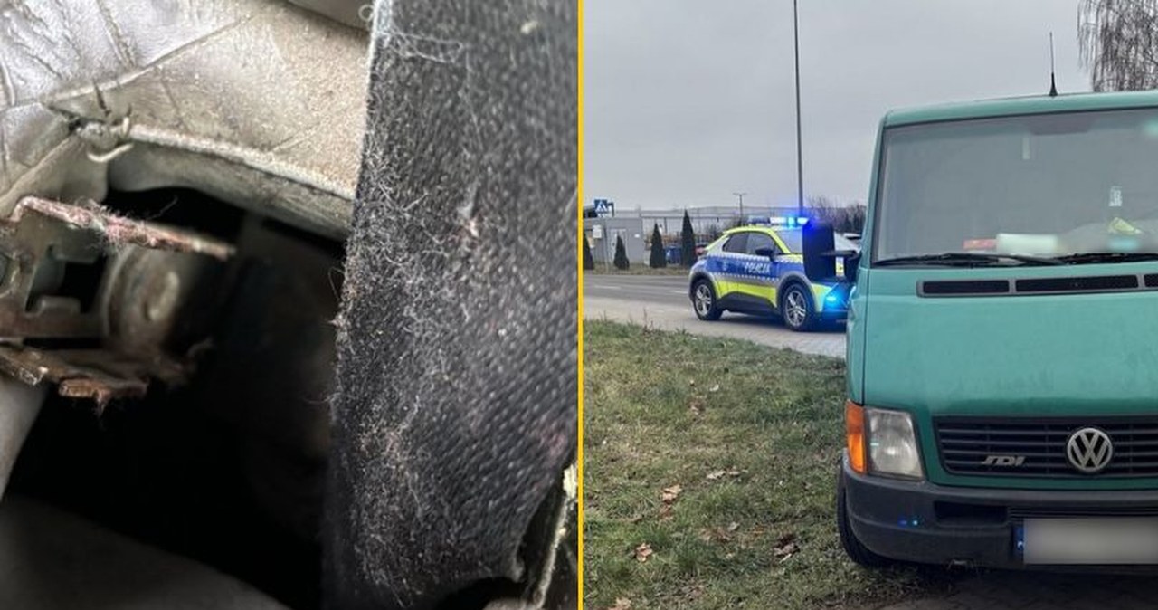 Szokujący wypadek w Lęborku. Żona wypadła z samochodu na zakręcie