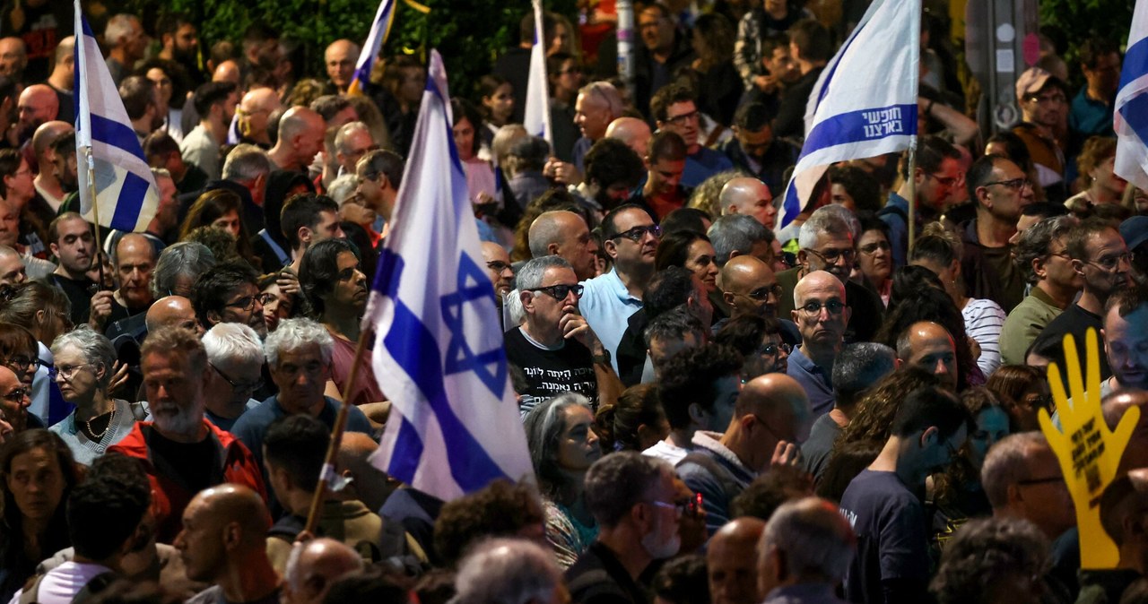 Ogromne protesty w Izraelu. Dziesiątki tysięcy ludzi na ulicach