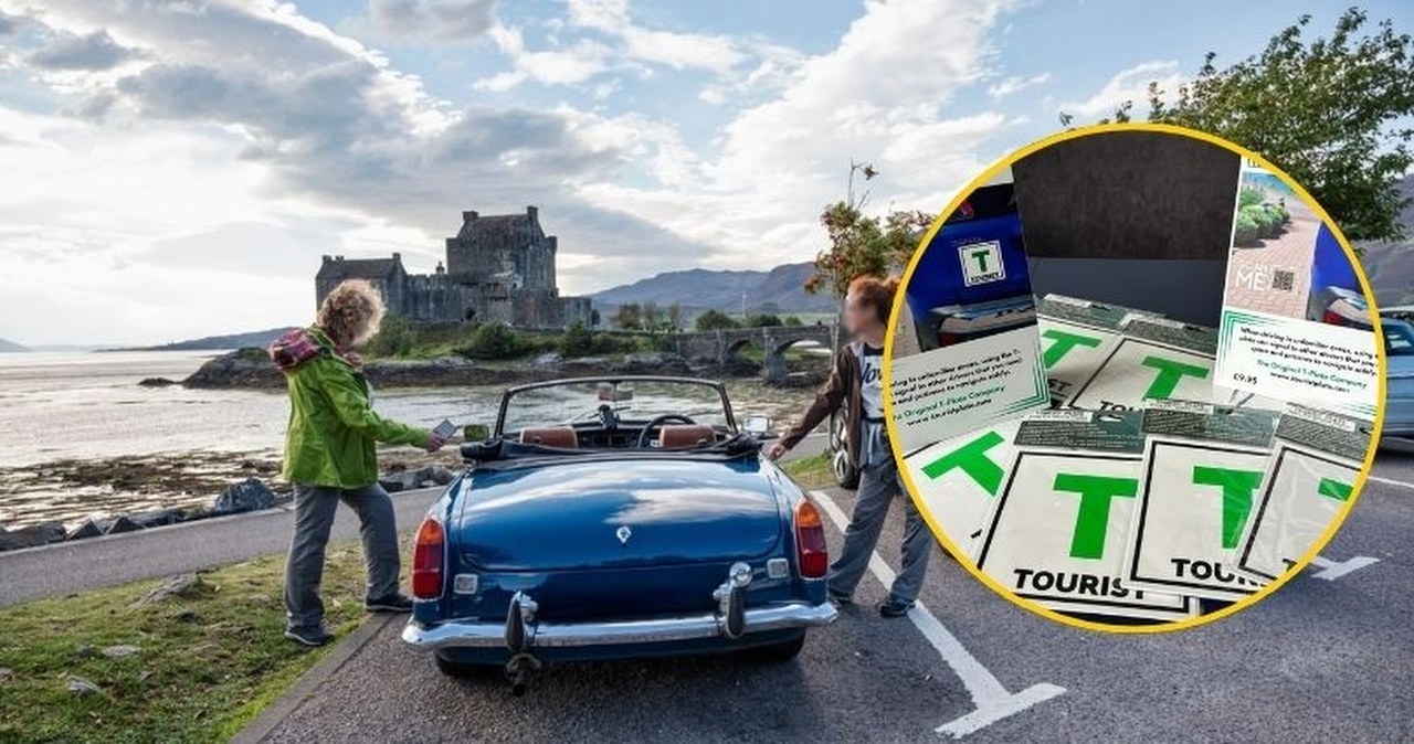 Turysta za kierownicą! Specjalne naklejki mają zwiększyć bezpieczeństwo