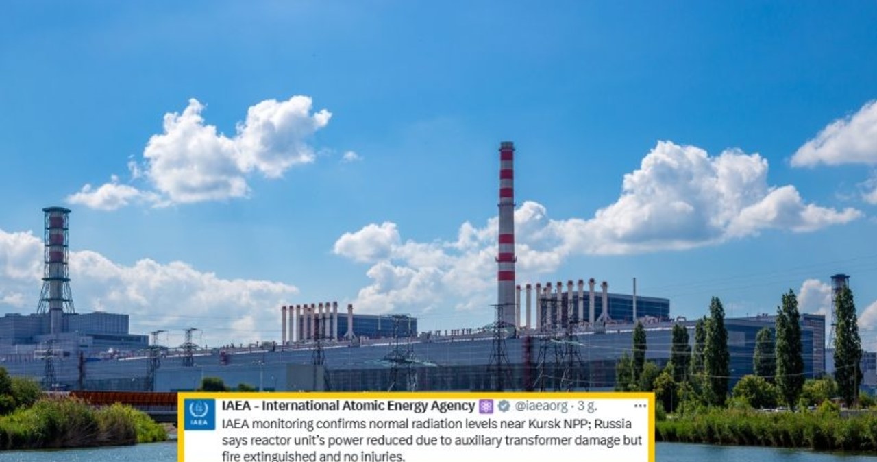 Pożar w rosyjskiej elektrowni atomowej. "Transformator stanął w płomieniach"