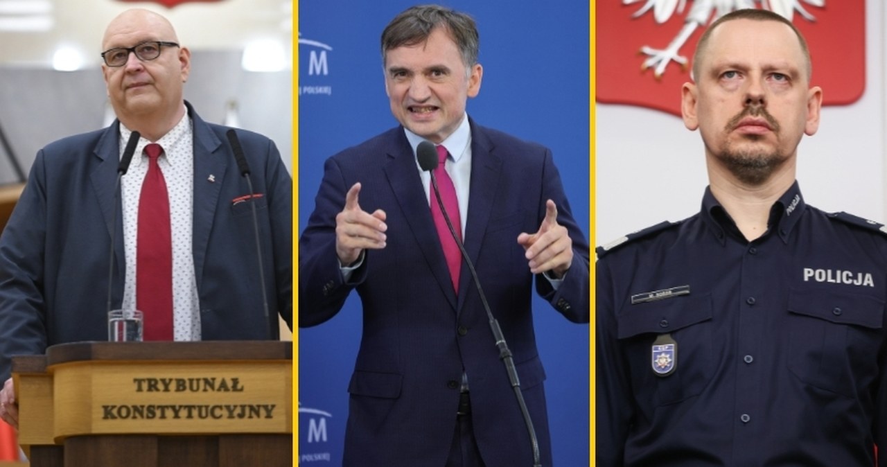 Prezes TK pisze do szefa policji. W tle Zbigniew Ziobro i komisja śledcza