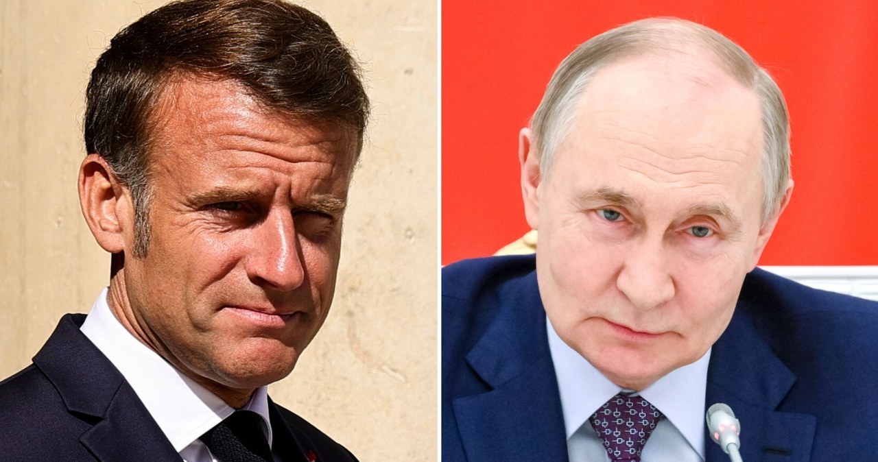Macron rozmawiał z Putinem po latach przerwy. Padły oskarżenia