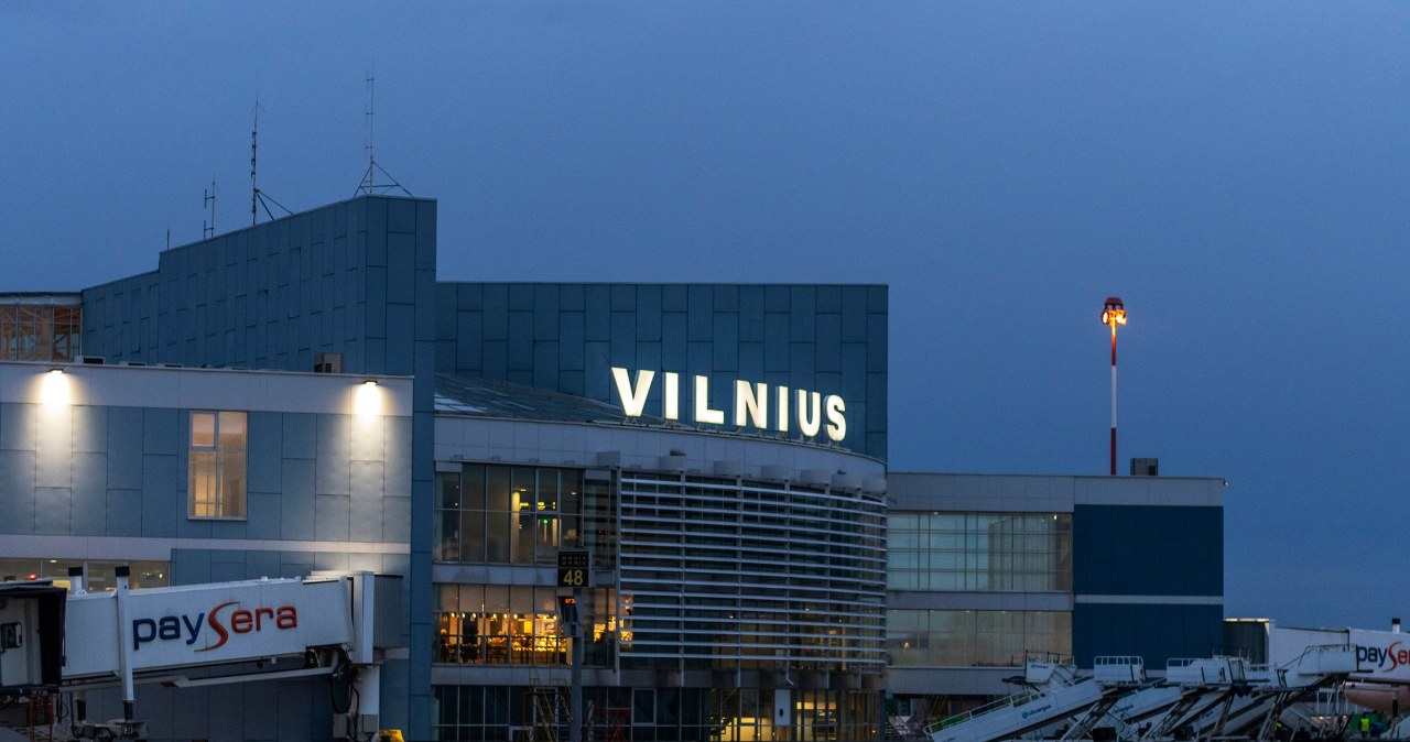 Lotnisko w Wilnie było zamknięte z powodu balonów z Białorusi