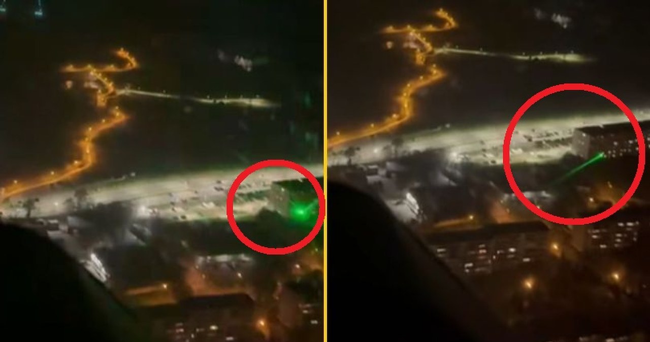 9-latek bawił się laserem, omal nie doszło do katastrofy lotniczej