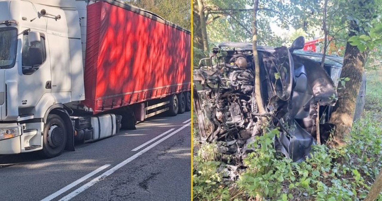 To cud, że nikt nie zginął. Z ciężarówki odpadło koło i uderzyło w auto