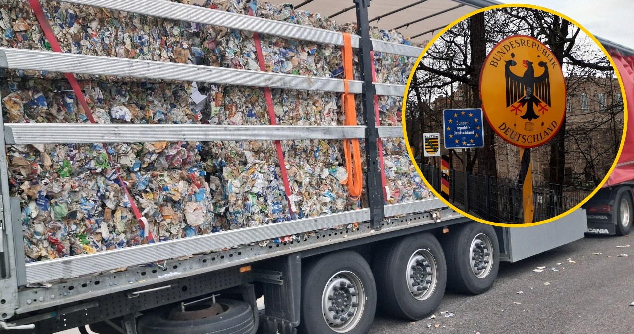 Góra śmieci miała wjechać do Polski. Akcja służb na granicy