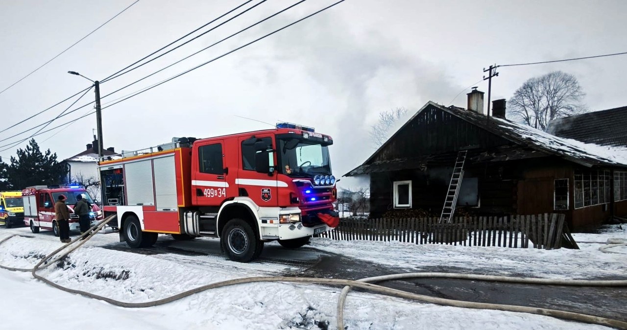Seniorka zginęła w pożarze domu koło Łańcuta. Ważny apel strażaków
