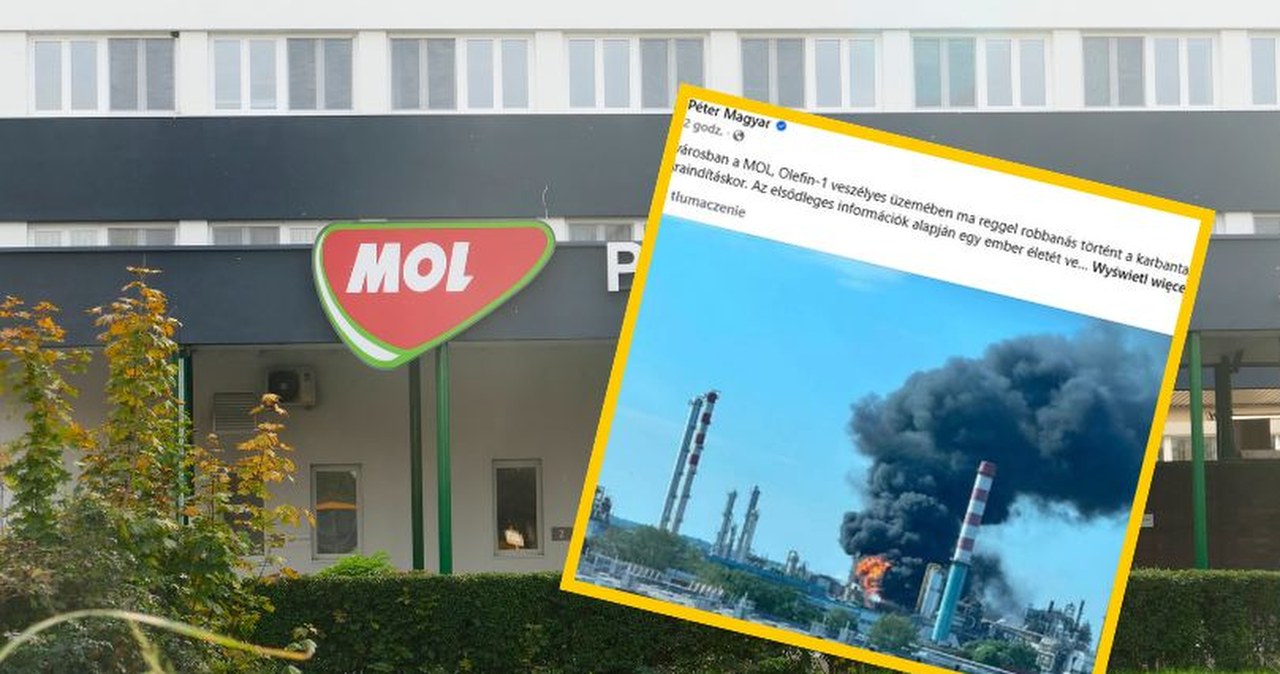 Eksplozja w zakładach MOL na Węgrzech. Prezes koncernu podał przyczynę