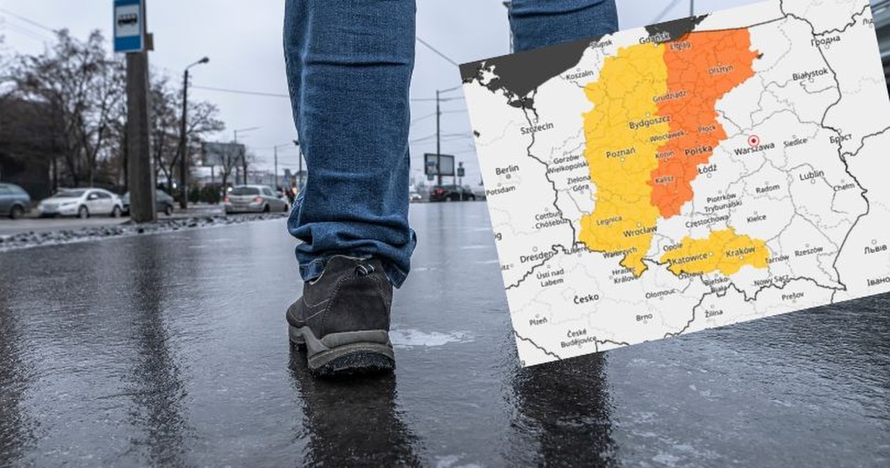 ​Będzie padać i od razu zamarzać. Ostrzeżenie dla połowy Polski